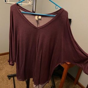 3/4 sleeve dohlman style top